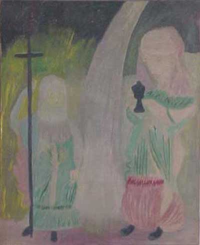 Carlos Pertuis, óleo sobre tela, 65 x 54cm, <br/>Coleção Museu de Imagens do Inconsciente, Rio de Janeiro